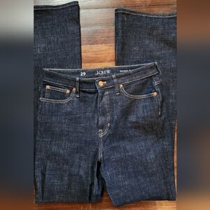 J. Crew Dark Denim Skinny Flare Jeans